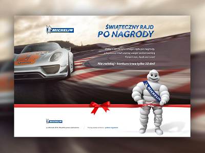 Michelin 2014 contest design landing page poland web webdesign