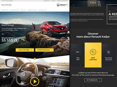Renault app renault renault poland thevaro webdesign website