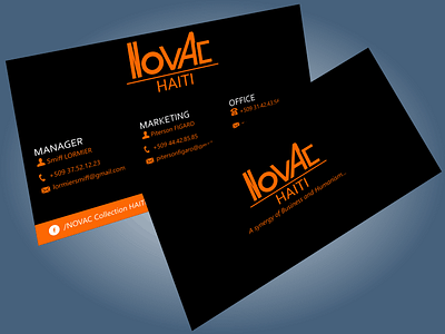 Novac Haiti Business Card