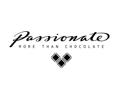 Logo - Passionate Chocolate brand chocolate identity logo personal script sweet