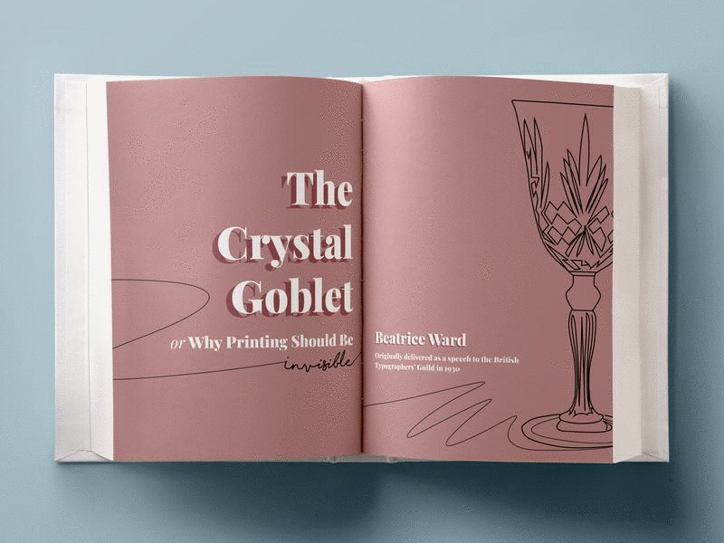 The Crystal Goblet - Layout Design