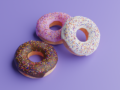 The Donuts Strike Again! 3d blender blender3d cinema4d donuts render renders