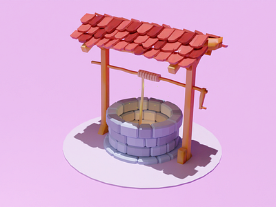 Well Of Fireflies 3d 3d art blender blender3d blender3dart cinema4a fireflies render renders well