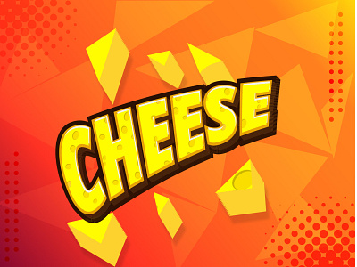 chesse editable text effect chhese editable font illustration text text effect typographic word yello