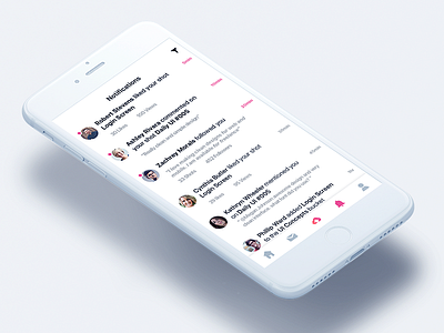 Dribbble Notifications