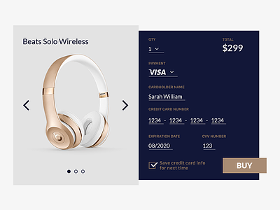 Daily UI - #002 : Checkout 002 card checkout clean credit daily design form shopping ui ux