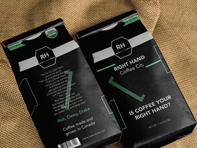 Right Hand Coffee Co. Packaging Design