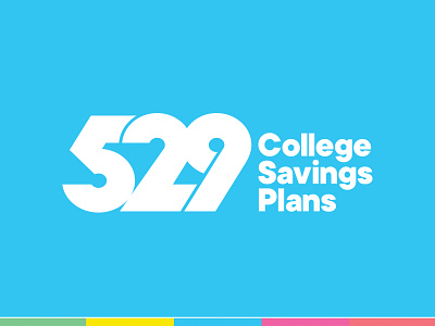 529 College Savings Plans 529 brand identity branding college identity logo numbers vector