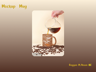 Mockup Mug design illustration typography ui vector