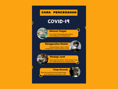 Infografis Covid poster
