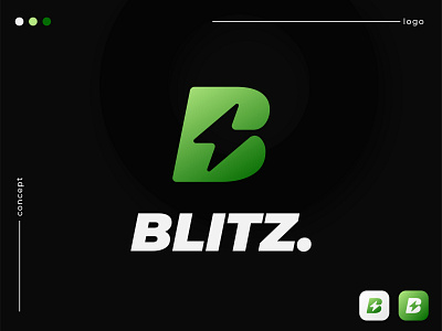 Letter B Logo Design b black fast green letter lightning monogram payment thunder thunderbolt trending