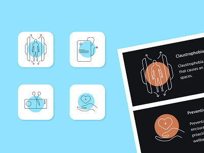 MRI icons design icon illustration vector