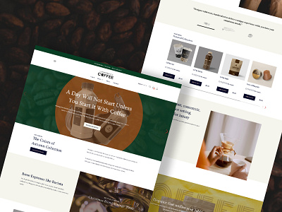 Bahama's Coffee Website branding ui ux