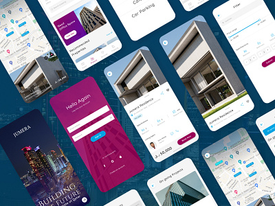 Jumera app design app ui ux