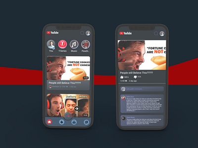 video app (Re-design youtube )