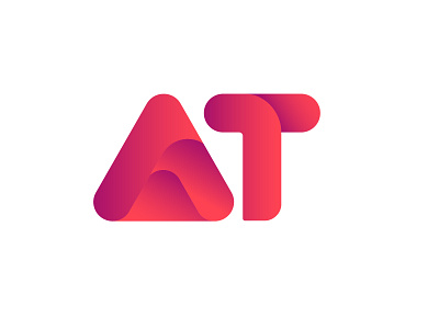 A T Logo Design