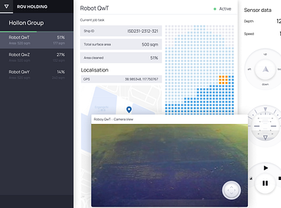 Autonomous Cleaning Robot - Multiple instances control view internet of things robotics