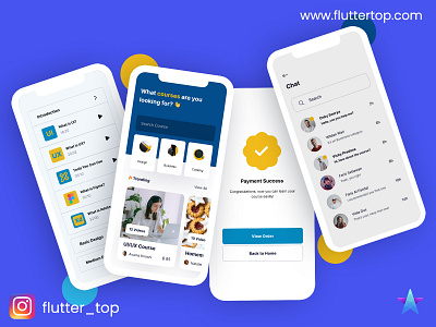 Online Course UI/UX. android androiddeveloper appdeveloper courseapp elearningapp flutter flutterapp flutterdev flutterdeveloper fluttertop ios onlineeducation ui ux