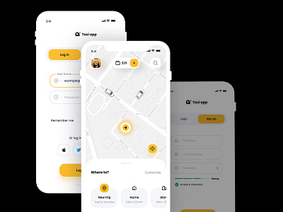Taxi Booking App - 2 android app app design appdeveloper appdevelopment driver driverapp flutter fluttertop taxi ui uiux