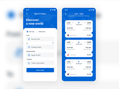 Flight Booking App app flight booking app ui design ui mobile ui ux