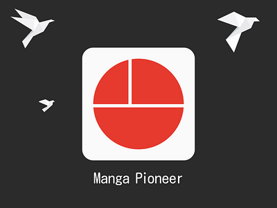 UI Challenge 005 - App Icon 005 anime daily 100 challenge daily challange design japan japanese art manga manga app reading reading app