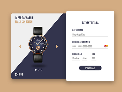 Daily UI Challenge #002 - Credit Card Checkout