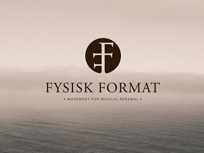 Fysisk Format 2014 brown clean dark elegant garamond label logo metal music musical religious serious