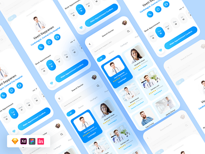 Doctor App app design doctor app mobile app ui ui ux