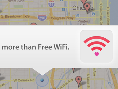 I love you more than Free WiFi free heart location map nerd valentine wi fi