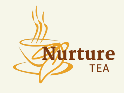 Nurture Tea branding design logo tea
