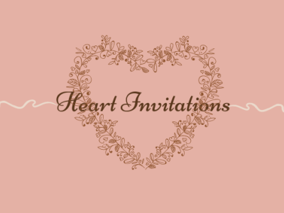 Heart Invitations