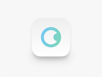 Classical clean geometry icon ios simple