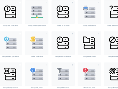 Server and Storage icon and Images download it here in .svg file icon icons illustrations images server storage svg
