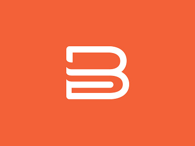 B is for Bakery brand design icon identity line logo mark minimal