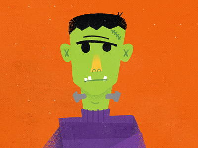 Frankenstein doodle frankenstein freebie halloween illustration texture vector