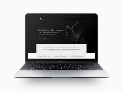 Black Pixel Homepage by Ronnie Johnson for Black Pixel on Dribbble