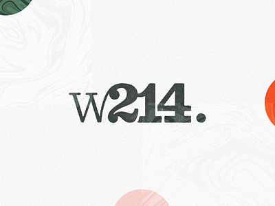 Work214 Logo Mark branding color identity logo mark pattern texture