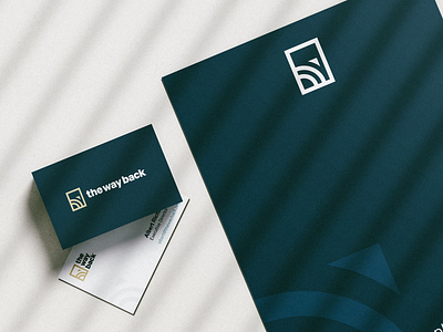 The Way Back Branding brand branding case study client collateral design direction identity logo mark minimal non profit print typography vector