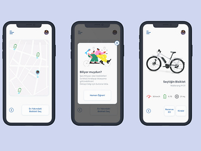 E-Bike Mobile App UX and UI Design Part-1