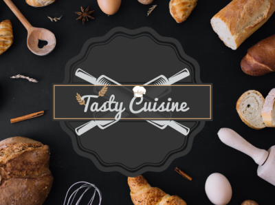 Logo For Tasty Cuisine art branding design graphic design illustration logo vector