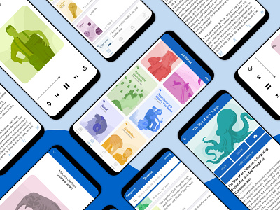 Thinkr Reading App app branding design illustration site ui ux web
