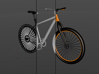 3-D Bike Model 3d art bike cinema 4d illustration