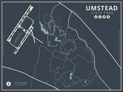 Umstead State Park Poster