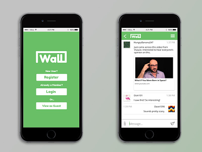 Wall App app logo social media