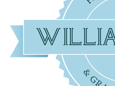 Willia Seal banner blue identity logo peek seal