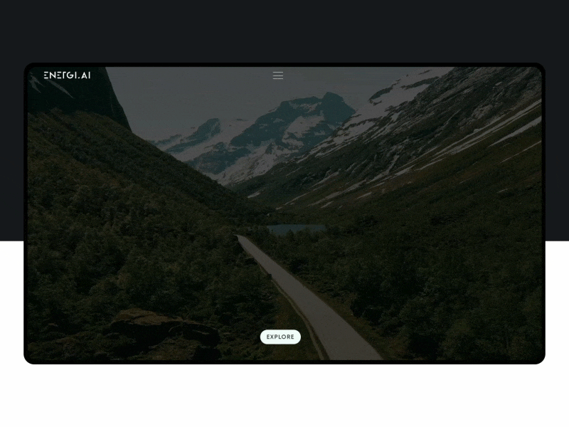 Energi.AI Website Design ai animation design development energy illustration ui ux webdesign website