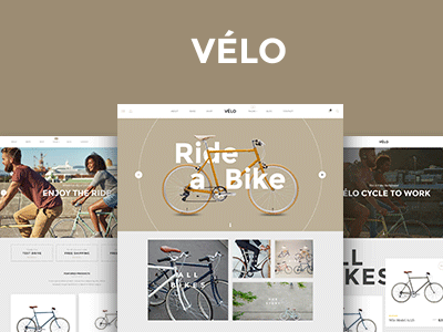 Velo - Bike Store Business Theme