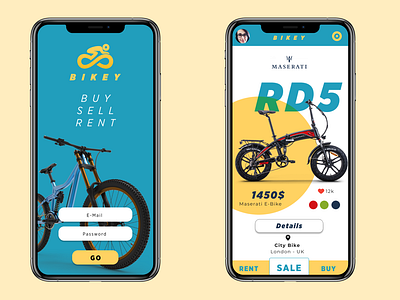 Bike Online App Concept Design