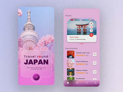 Social Share :: Daily Ui 010 app appdesign dailyui dailyui010 dailyuichallenge design dribbble figma james dev james racheal japan japantravelapp socialshare tour travel ui.jaymez uiux uiuxdesigner userexperience userinterface