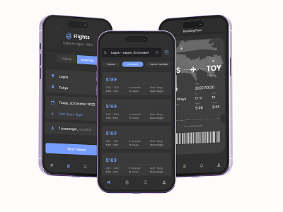 Flights App Design app appdesign dailyui dailyuichallenge design figma flights flightsapp iosdesign james dev ui ui.jaymez uiux uiuxdesigner userexperience userinterface